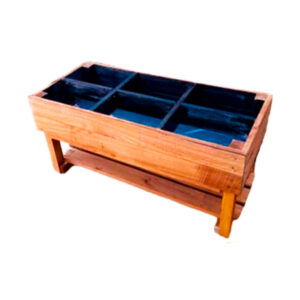 Mesa de Cultivo de Madera Alta Caba Buenos Aires Petit Garden Vivero Boutique